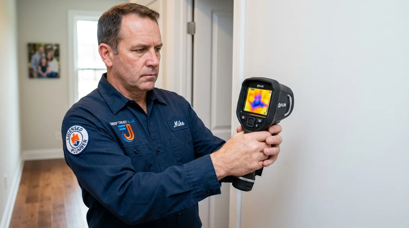 Thermal imaging leak detection by Johns Plumbing LLC in Homewood